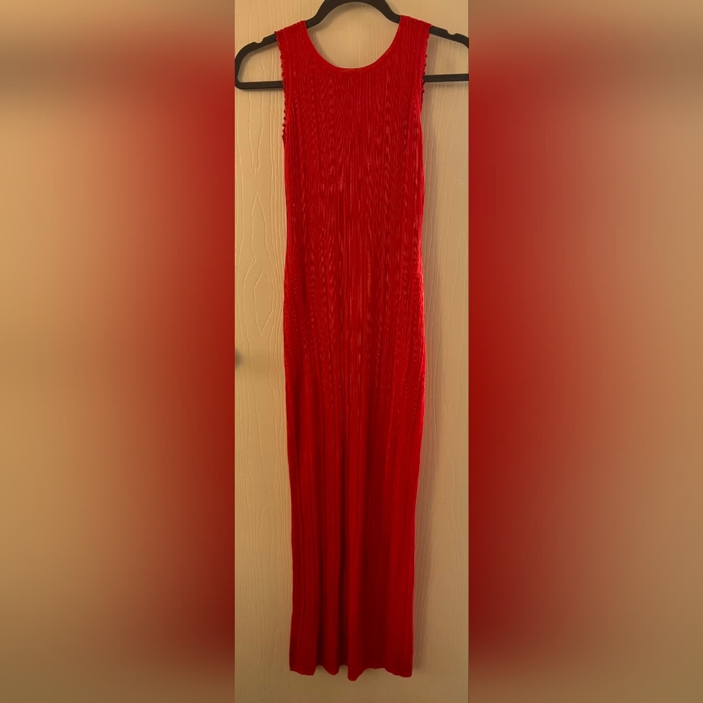 Chic Red Maxi Skirt for Women